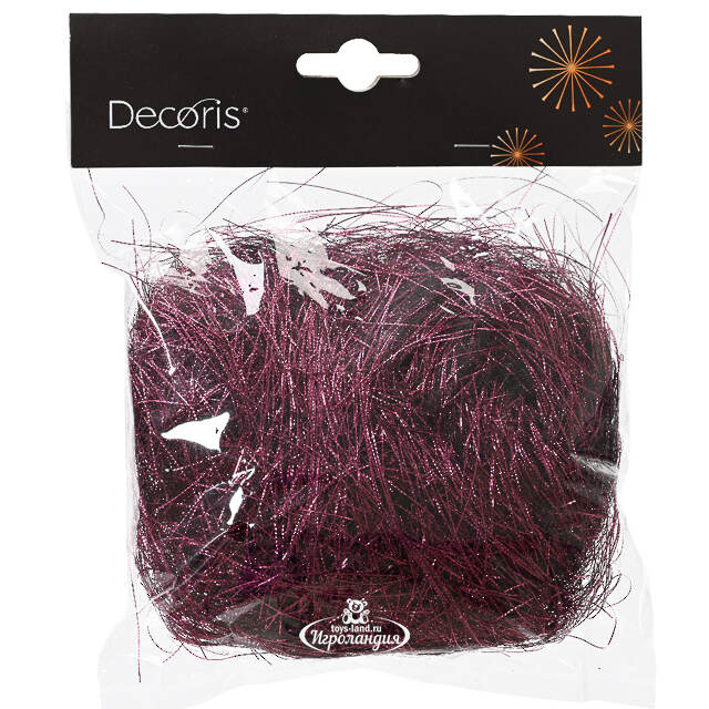 Снежный пух Волосы Ангела гранатовый, 20 гр Kaemingk