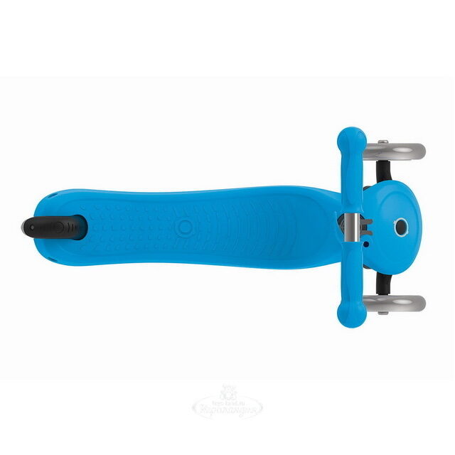 Трехколесный самокат Globber Primo Lights, светящиеся колеса 121/80 мм, голубой Globber (Глоббер)
