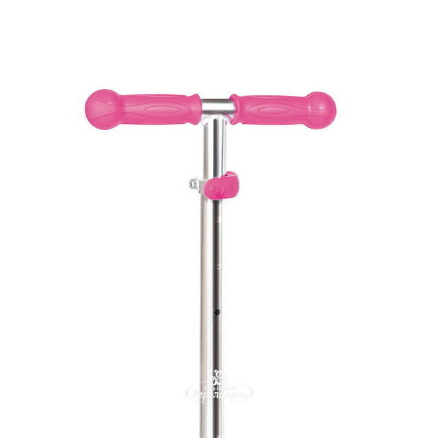 Трехколесный самокат Globber Primo Lights, светящиеся колеса 121/80 мм, розовый Globber