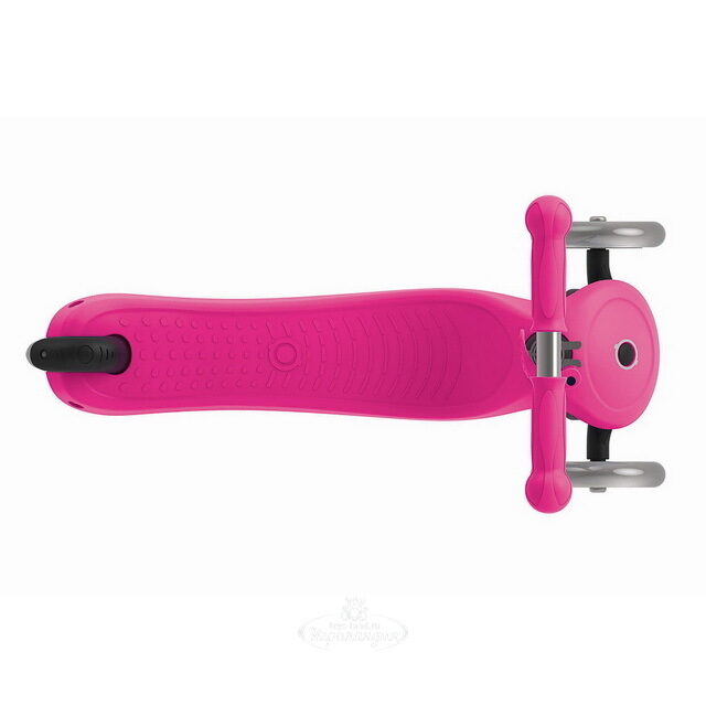 Трехколесный самокат Globber Primo Lights, светящиеся колеса 121/80 мм, розовый Globber