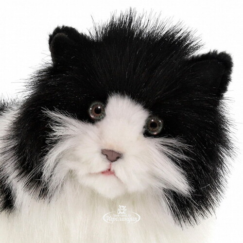 Мягкая игрушка Кошка черно-белая 40 см Hansa Creation