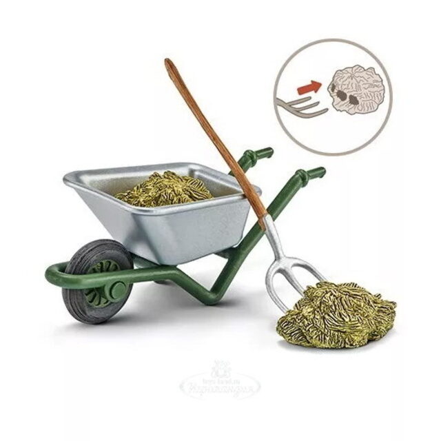 Набор аксессуаров Уборка стойла 4 предмета Schleich (Шляйх)