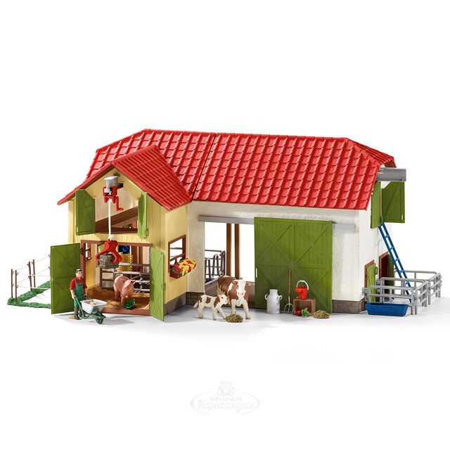 Игровой набор Большая ферма с фигурками и аксессуарами Schleich