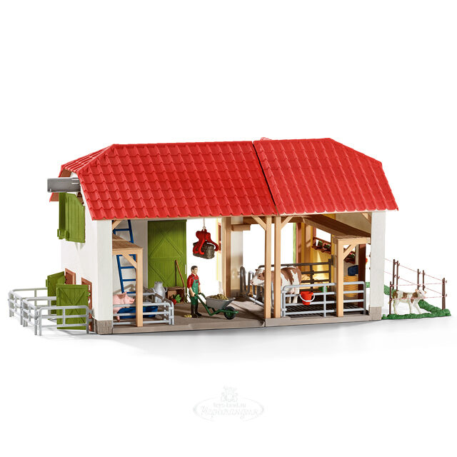 Игровой набор Большая ферма с фигурками и аксессуарами Schleich