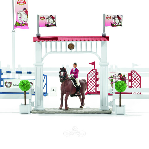 Игровой набор Большой конный турнир с лошадьми, наездниками и аксессуарами Schleich
