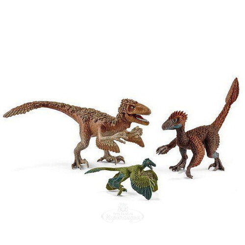 Набор фигурок Пернатые динозавры-хищники 3 шт Schleich