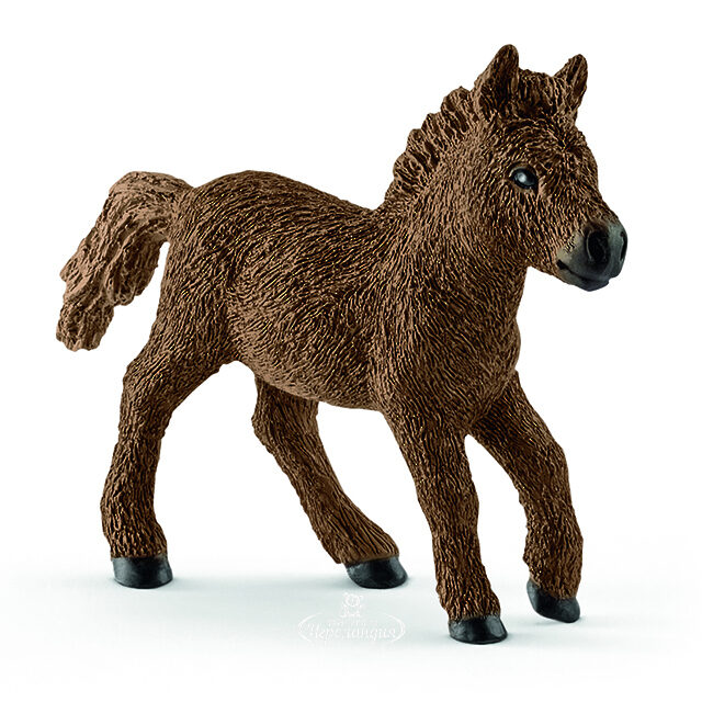 Игровой набор Конюх с Шотландским пони и жеребенком Schleich