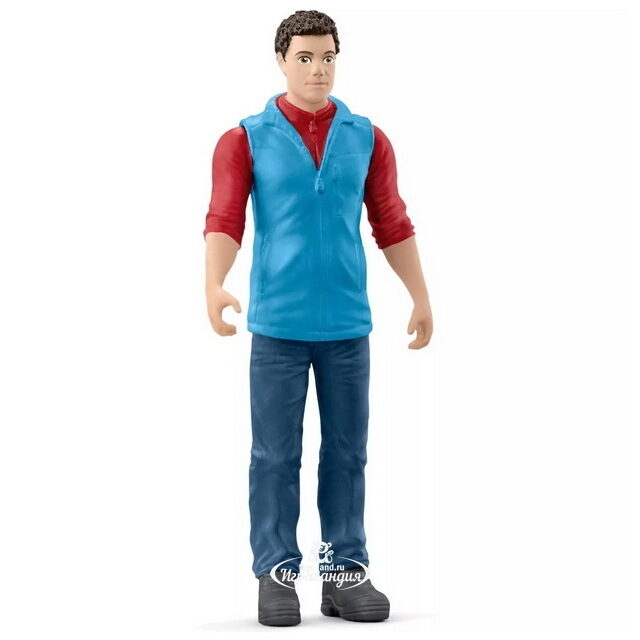 Игровой набор Фермер с конвейером для сена с фигурками и аксессуарами Schleich (Шляйх)