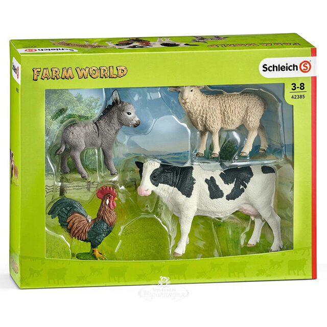 Набор фигурок Животные фермы 4 шт Schleich (Шляйх)