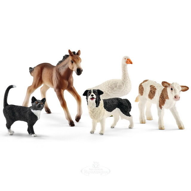 Набор фигурок Животные Фермы 5 шт Schleich