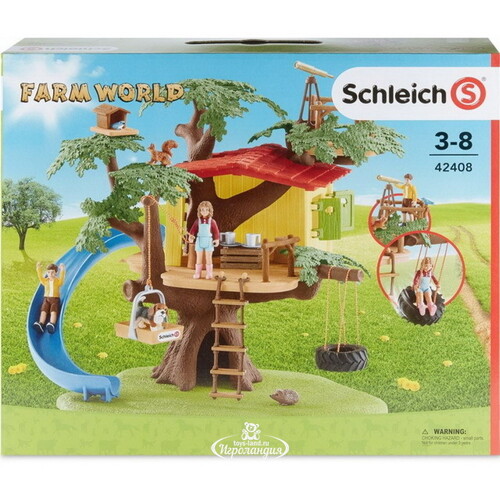 Игровой набор Домик на дереве с фигурками и аксессуарами Schleich