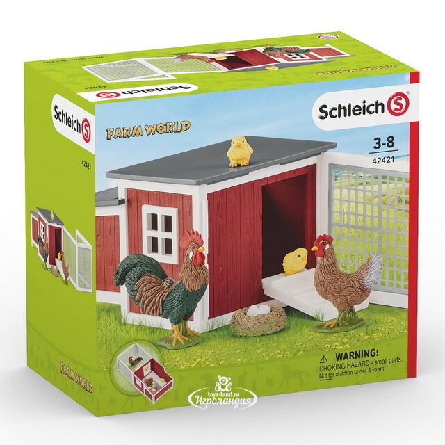 Игровой набор Курятник с фигурками и аксессуарами Schleich