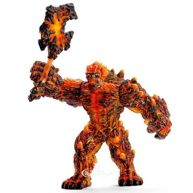 Фигурка монстр Лава с оружием 18 см с подвижными руками,Eldrador Schleich