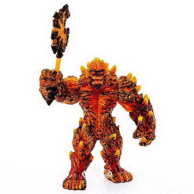 Фигурка монстр Лава с оружием 18 см с подвижными руками,Eldrador Schleich