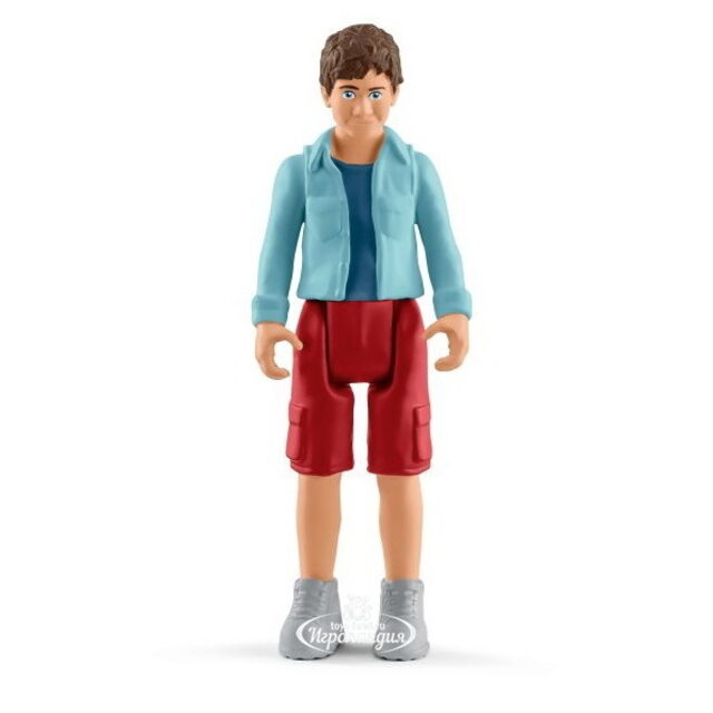 Набор фигурок Мальчик на прогулке с лабрадором Schleich (Шляйх)