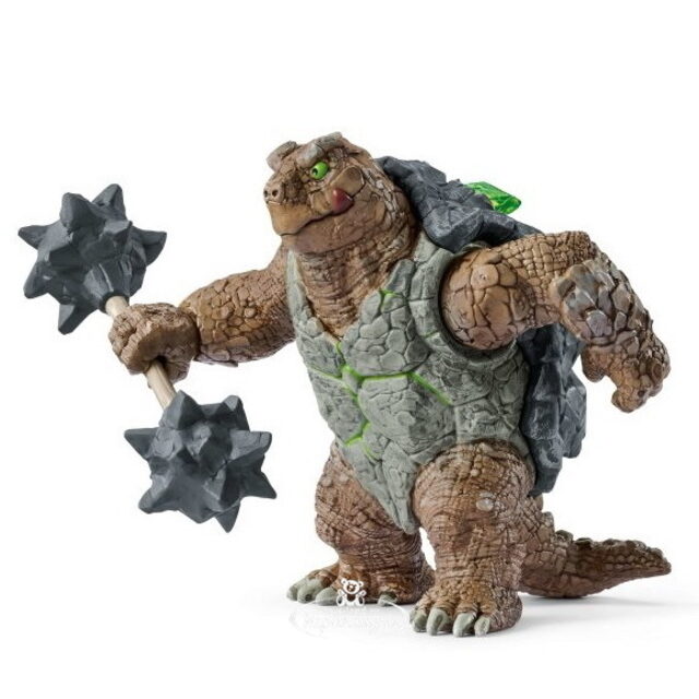 Фигурка монстр Черепаха в броне с оружием с подвижными руками, Eldrador Schleich