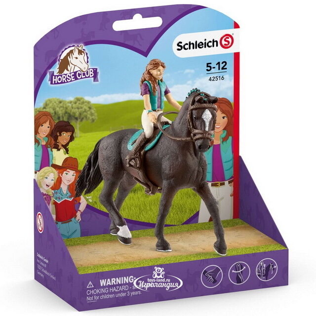 Игровой набор Лиза и Шторм 18 см Schleich (Шляйх)