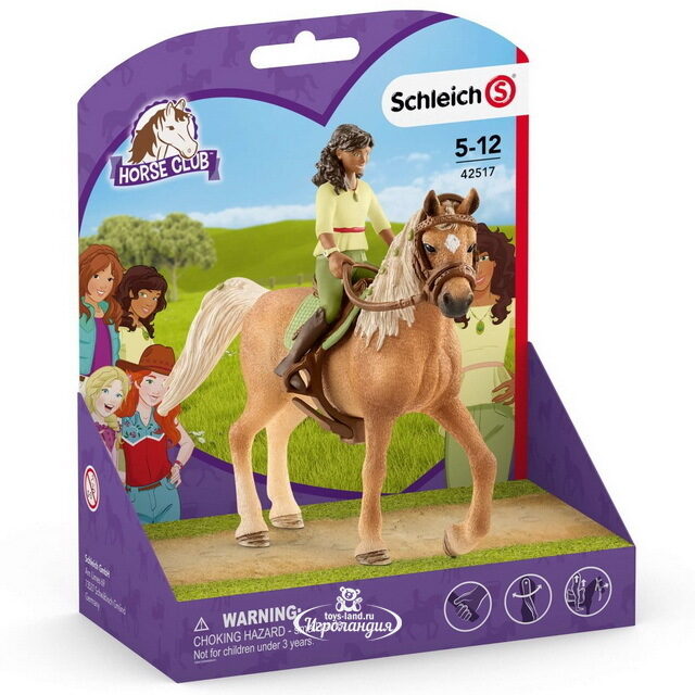 Игровой набор Сара и Мистери 18 см Schleich