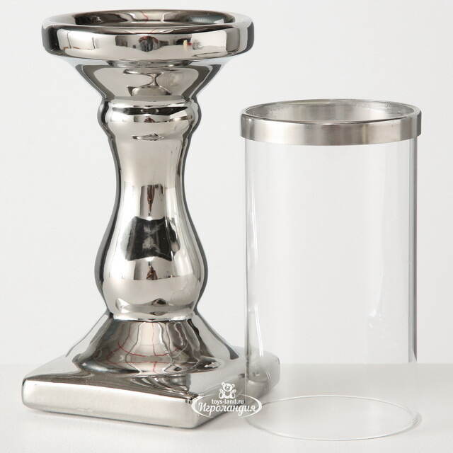 Декоративный подсвечник на одну свечу Никея 31 см Boltze