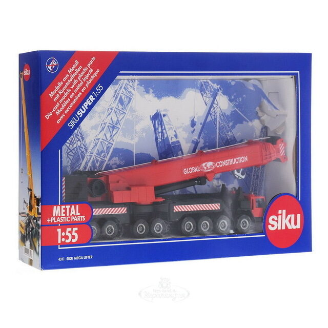 Кран Mega Lifter 1:55, 40 см SIKU (Сику)