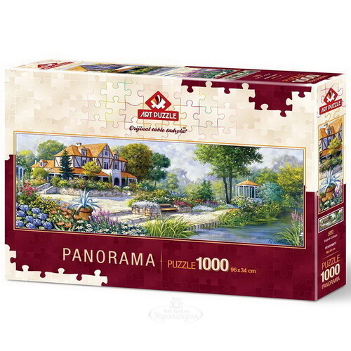 Пазл-панорама Английский коттедж - Питер Мотц, 1000 элементов Art Puzzle