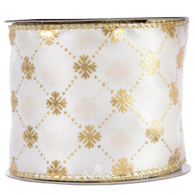 Декоративная лента Шабли: Ромбы 270*6 см Kaemingk (Кейминг)