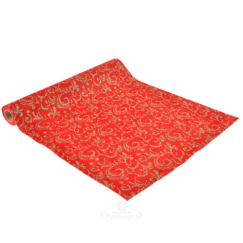 Ткань для декорирования Рубиновая Элегия - Узорчатая 35*200 см Kaemingk
