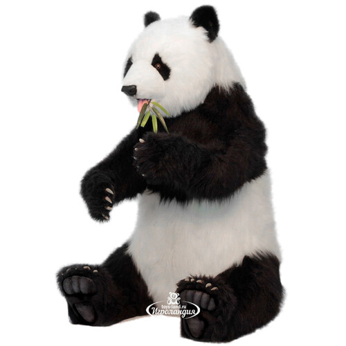 Большая мягкая игрушка Панда сидящая 130 см Hansa Creation
