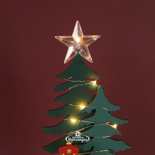 Новогодний светильник Щелкунчик 31*17 см, 20 LED ламп, на батарейках Star Trading (Svetlitsa)