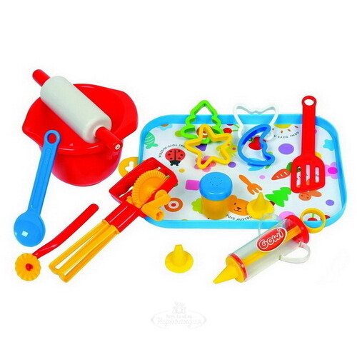 Набор игрушечной посуды Кондитерская, 17 предметов Gowi