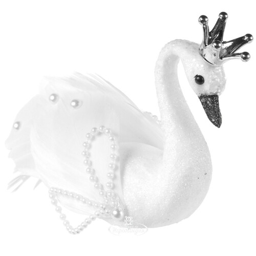 Елочное украшение Царевна-Лебедь 14 см, клипса Kaemingk