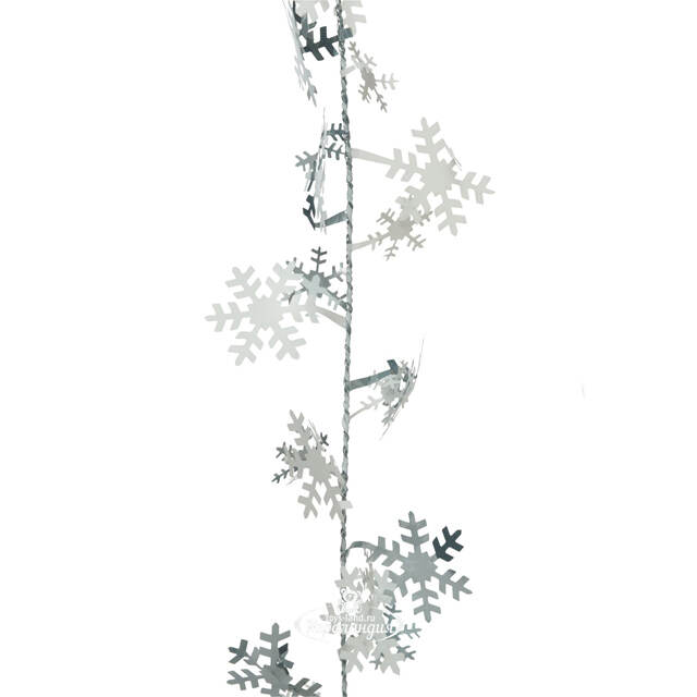 Мишура Снежинки 2.7 м*6 см Kaemingk