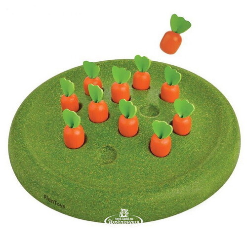 Деревянная настольная игра Солитер - Морковки Plan Toys
