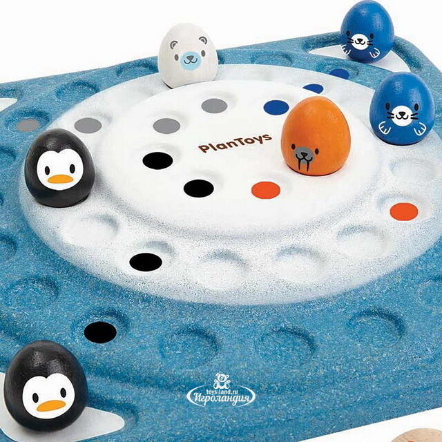 Деревянная настольная игра Людо Plan Toys (План Тойс)