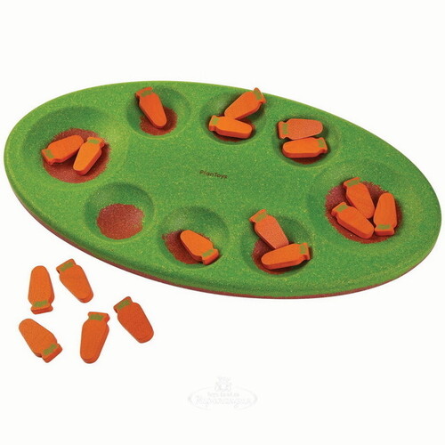 Деревянная настольная игра Манкала - Морковки Plan Toys
