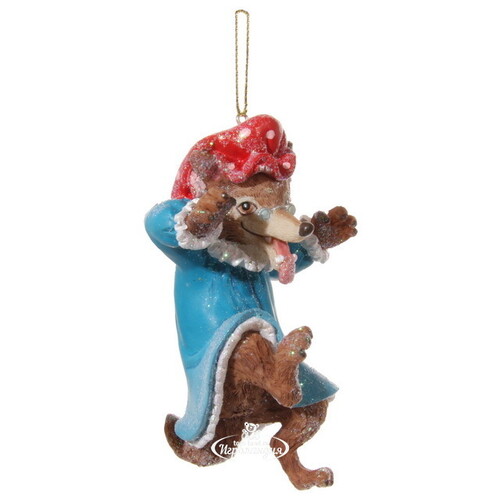 Елочная игрушка Серый Волк из Сказки 10 см, подвеска ShiShi