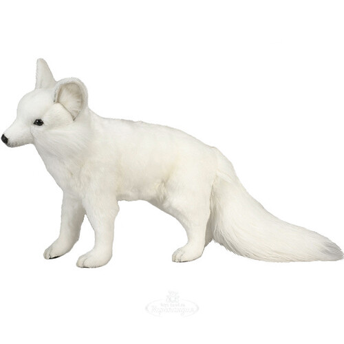 Мягкая игрушка Лиса белая стоящая 40 см Hansa Creation