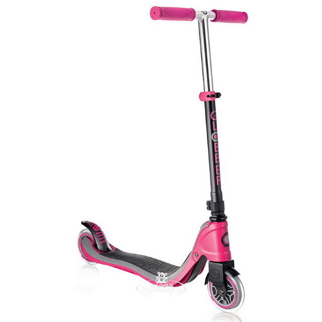 Самокат Globber Flow 125, колеса 121 мм, розовый Globber (Глоббер)