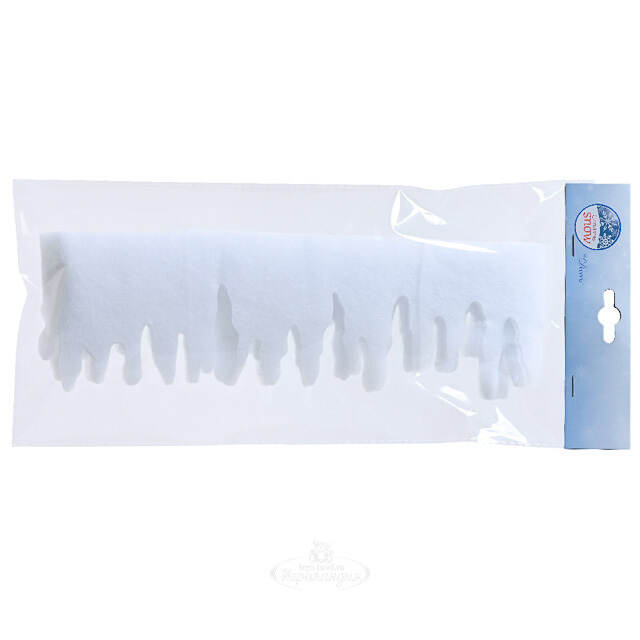 Новогодняя растяжка Сосульки Севера 200*9 см Kaemingk