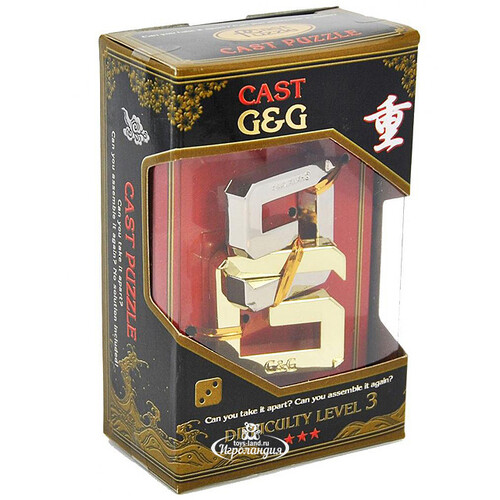Головоломка G&G, сложность 3, металл Hanayama