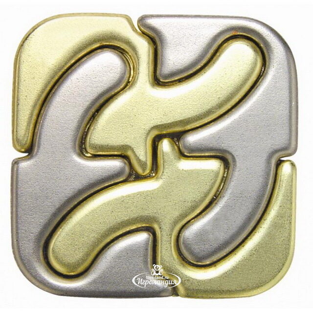 Головоломка Квадрат, сложность 5, металл Hanayama