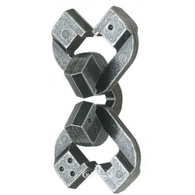 Головоломка Цепь, сложность 6, металл Hanayama