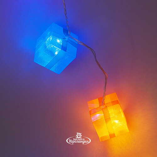 Светодиодная гирлянда Яркие Подарки 20 теплых белых LED ламп 2.8 м, прозрачный ПВХ Kaemingk