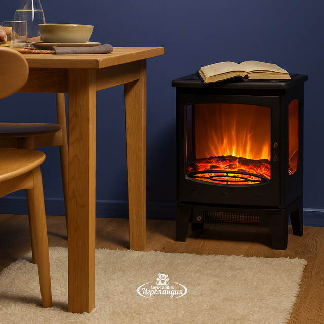 Электрический камин с обогревом Брентвуд 55*39 см, диммер Kaemingk