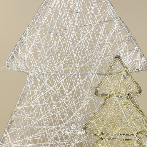 Светодиодная фигура Елки Zolto 40 см, 40 теплых белых LED ламп, на батарейках, IP20 Kaemingk