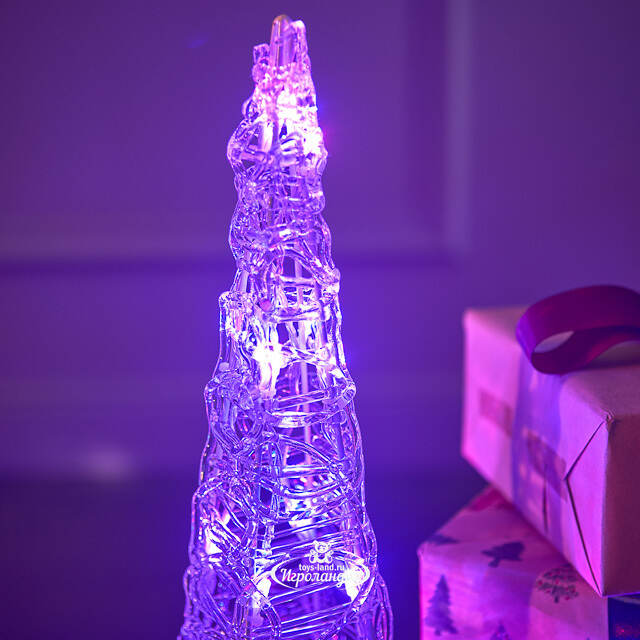 Светящаяся фигура Елка Cone Light 90 см, 50 разноцветных RGB LED ламп, IP44 Kaemingk