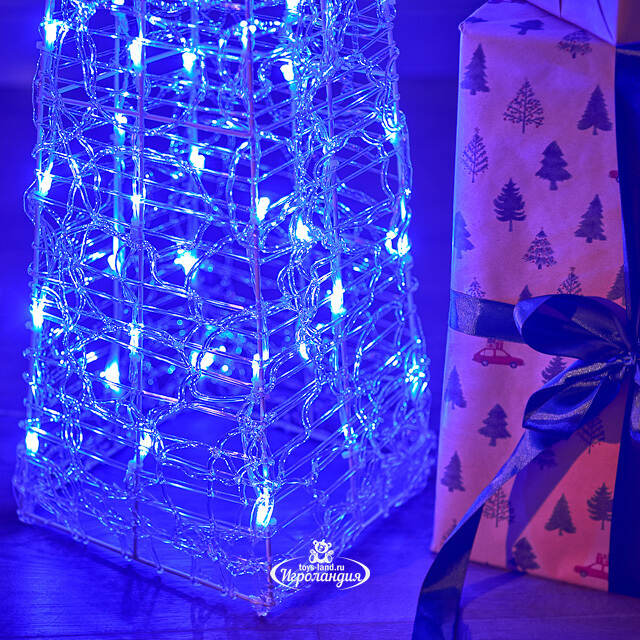 Светящаяся фигура Елка Конус 120 см, 80 разноцветных RGB LED ламп, IP44 Kaemingk (Кейминг)
