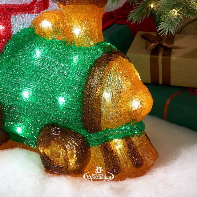 Светящаяся фигура Медведь Вернер - Christmas Train 36 см, 50 LED ламп, IP44 Kaemingk
