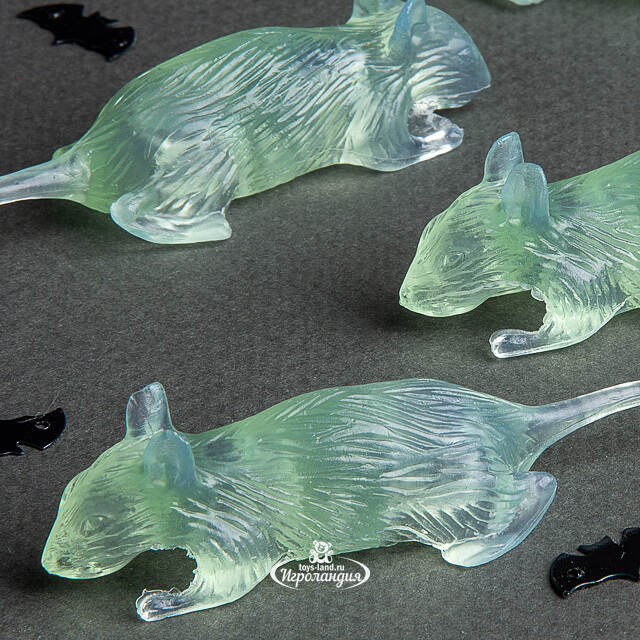 Набор светящихся фигурок Мышата - Happy Halloween 18*14 см, 6 шт Koopman