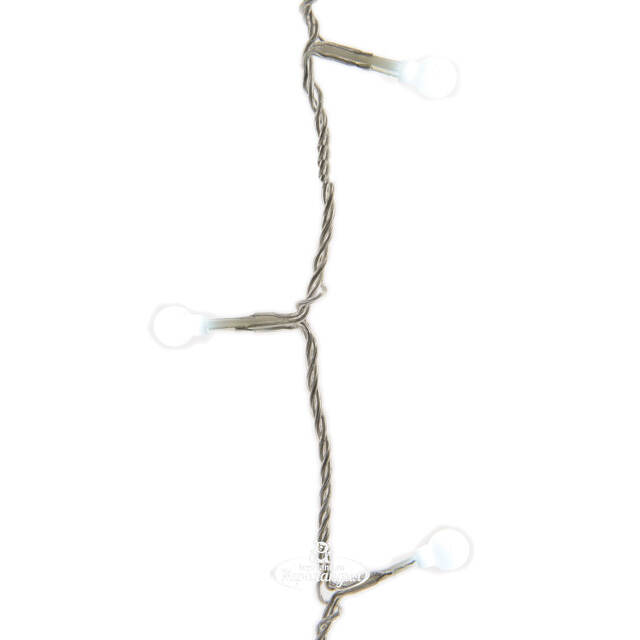 Светодиодная гирлянда Cherry Design 13.5 м, 180 холодных белых LED ламп, прозрачный ПВХ, пульт управления, контроллер, IP44 Kaemingk